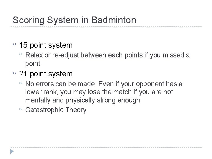 Badminton Ranking Points System Badminton Skills and Drills Dr Stanley LiMing Chiang
