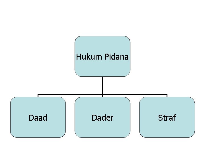 Hukum Pidana Daad Dader Straf 