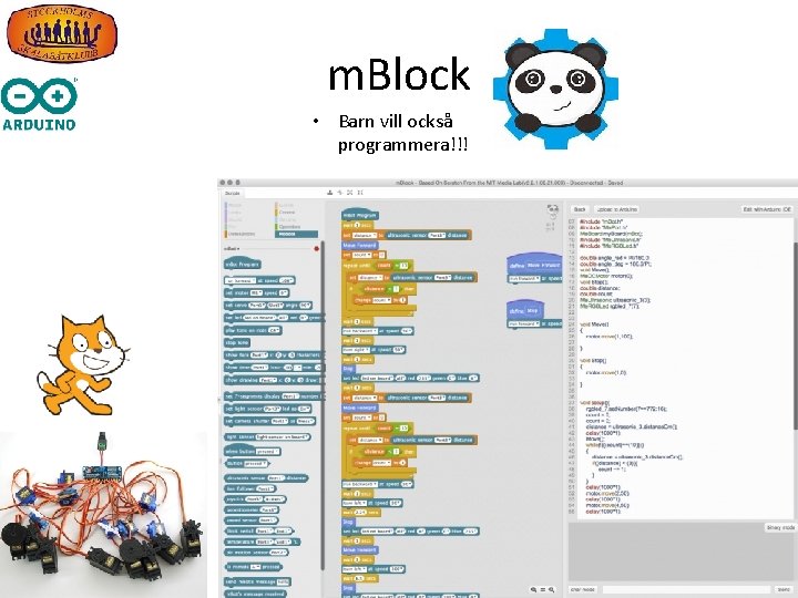 m. Block • Barn vill också programmera!!! 