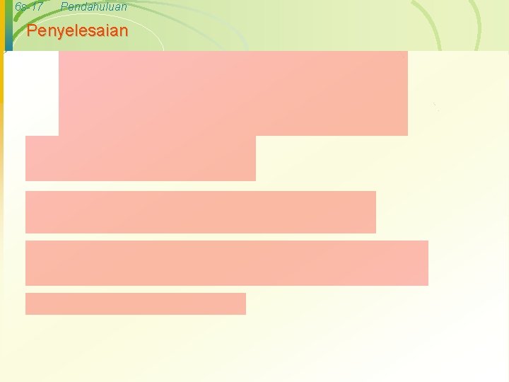 6 s-17 Pendahuluan Penyelesaian 