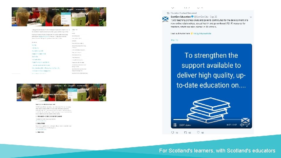 For Scotland's learners, with Scotland's educators 