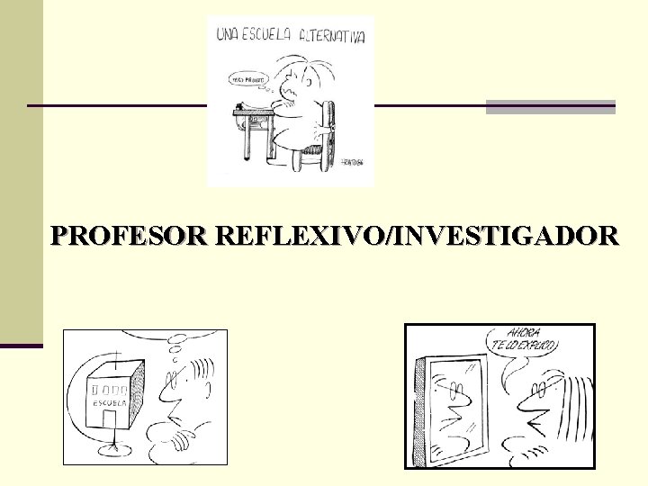 PROFESOR REFLEXIVO/INVESTIGADOR 