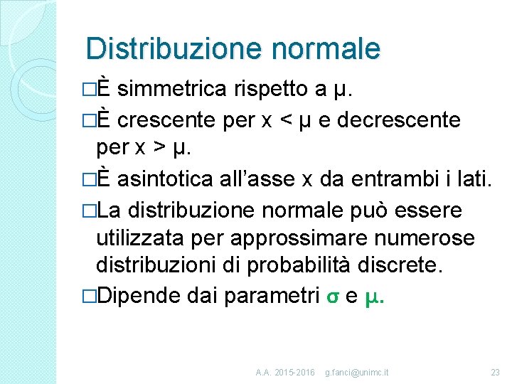Test Dell Anova Lezioni Iii Parte Fondamenti E
