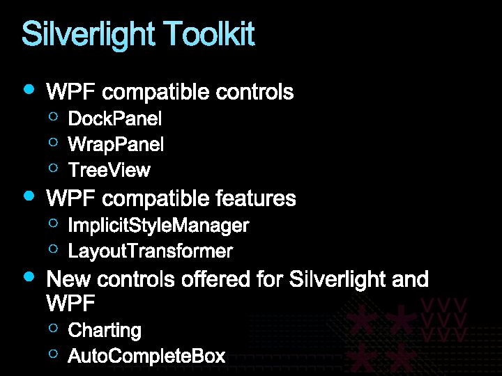 Silverlight Toolkit 