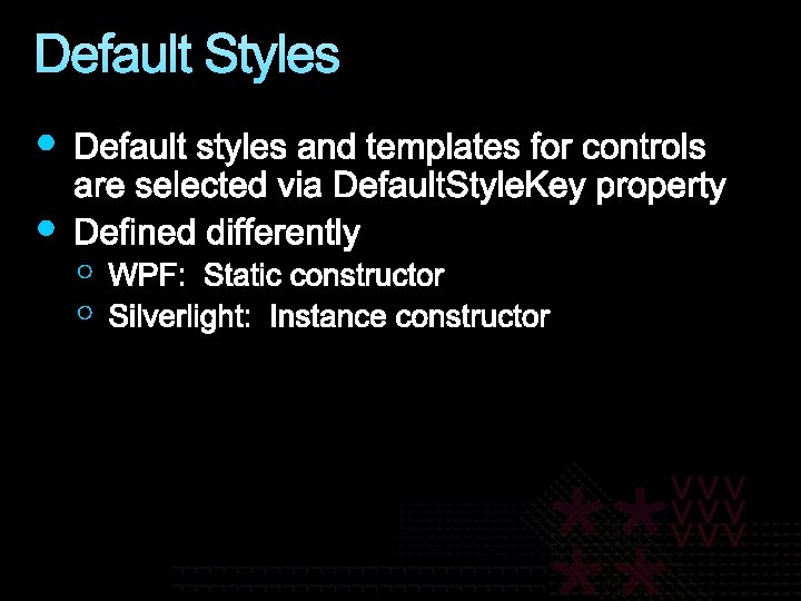 Default Styles 