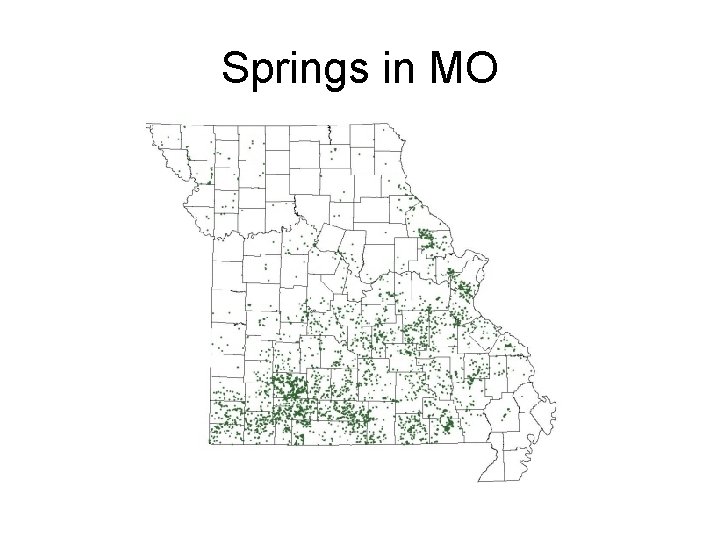 Springs in MO Springs in MO