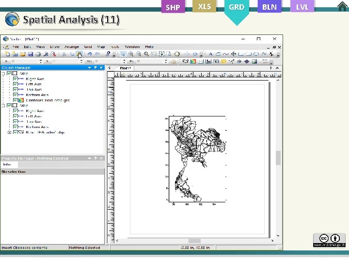 Spatial Analysis (11) SHP XLS GRD BLN LVL 