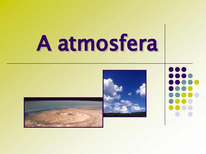 A atmosfera 