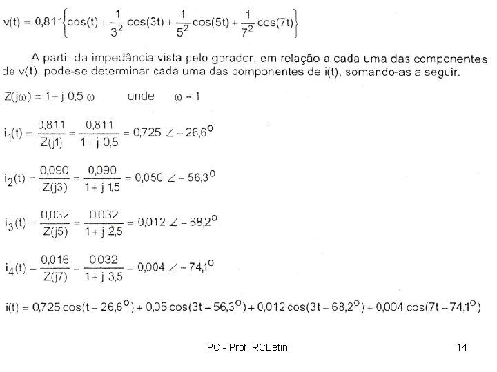 PC - Prof. RCBetini 14 