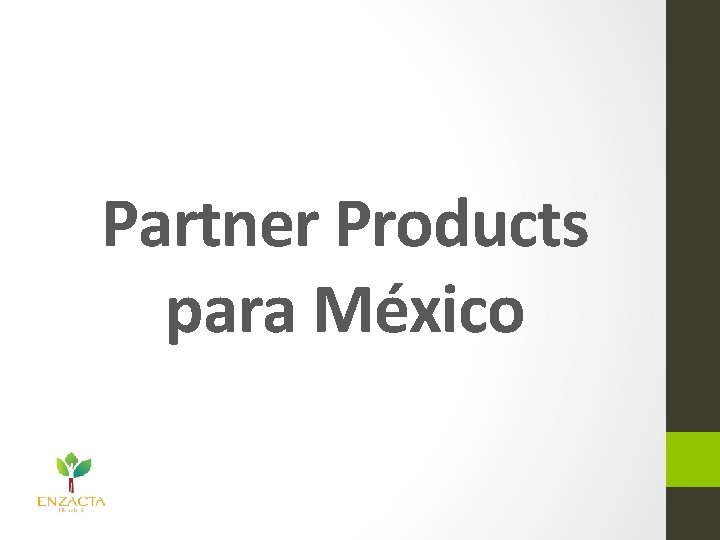Partner Products para México 