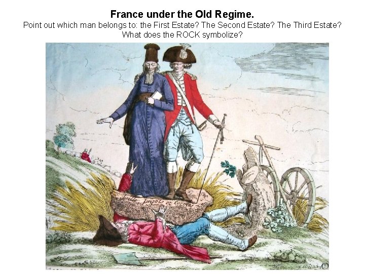 France under the Old Regime. Point out which man belongs to: the First Estate?