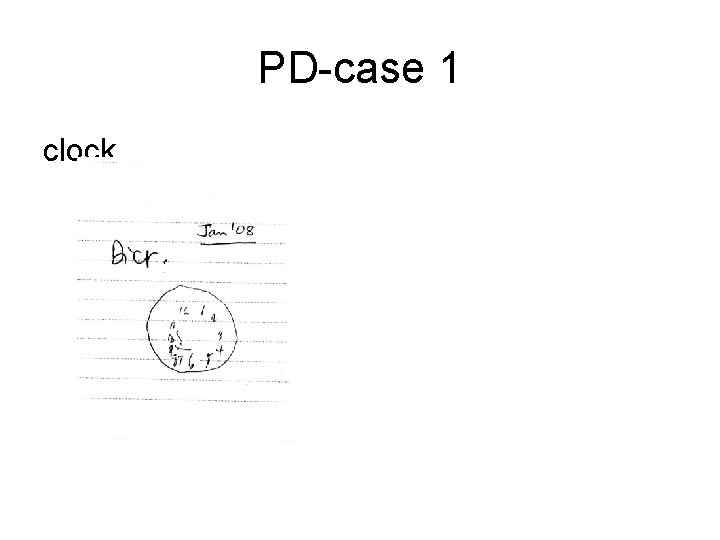 PD-case 1 clock 