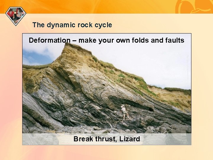 The dynamic rock cycle Deformation – make your own folds and faults Break thrust,