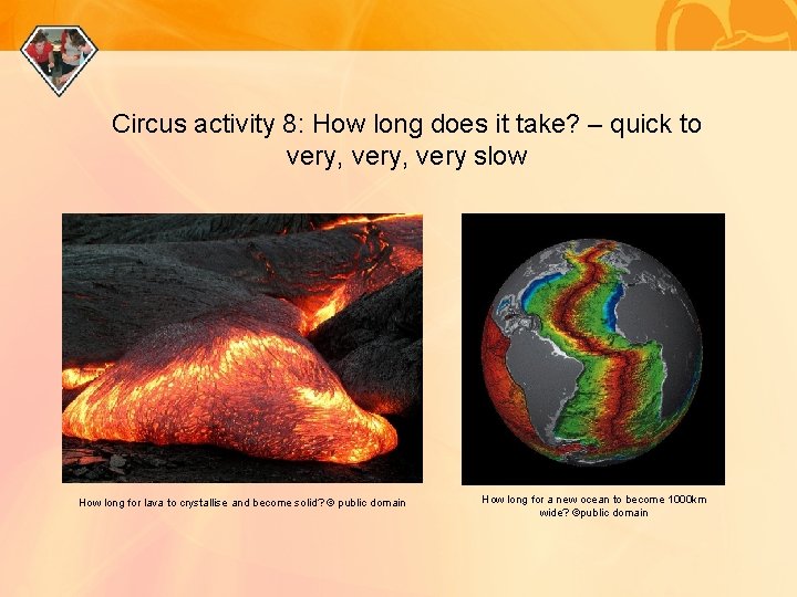 Circus activity 8: How long does it take? – quick to very, very slow