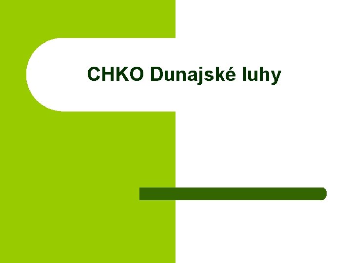 CHKO Dunajské luhy 
