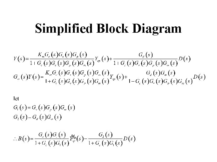 Simplified Block Diagram 