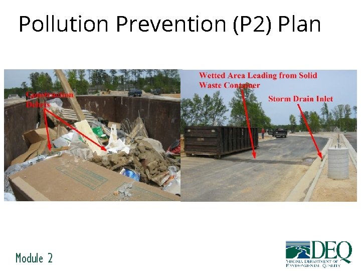 Pollution Prevention (P 2) Plan Module 2 