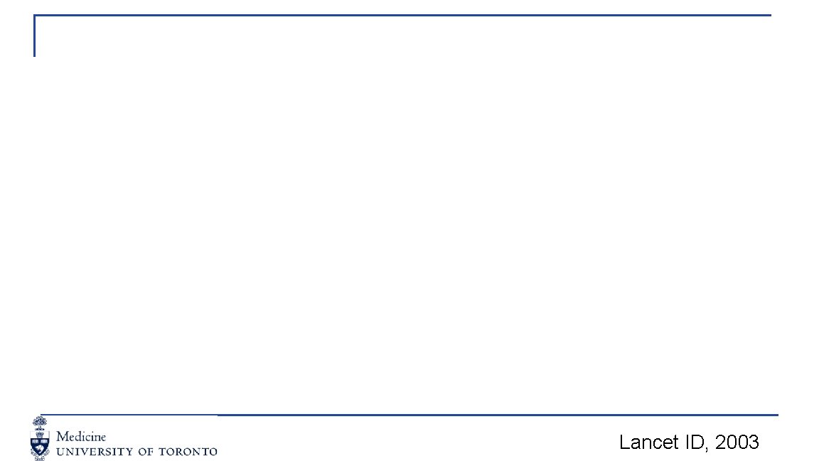 Lancet ID, 2003 