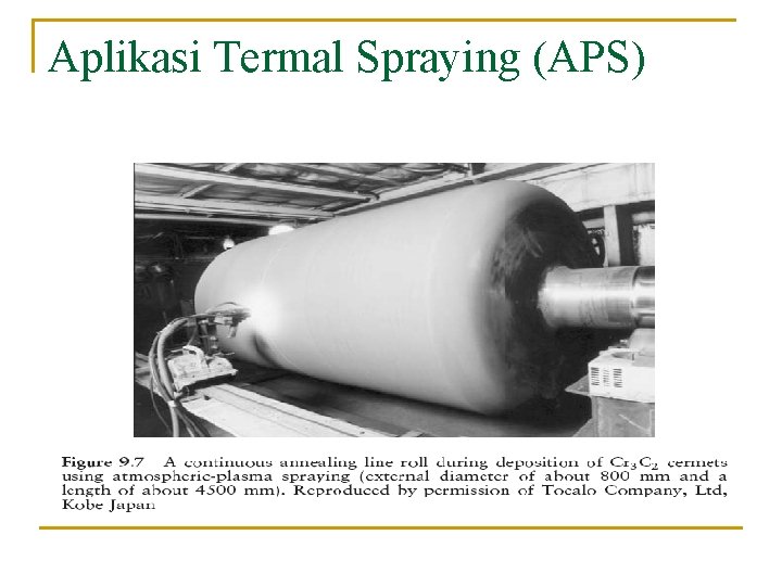 Aplikasi Termal Spraying (APS) 
