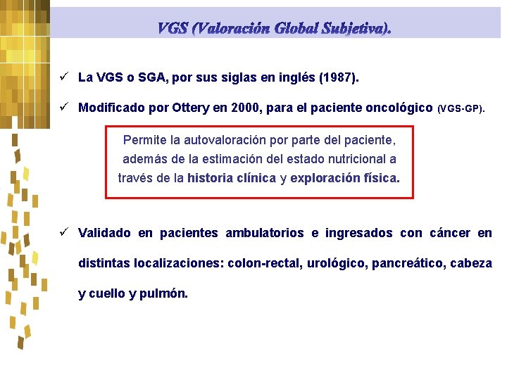 ü La VGS o SGA, por sus siglas en inglés (1987). ü Modificado por