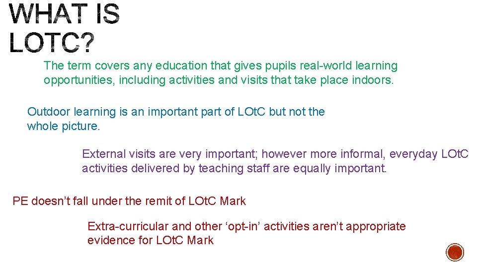 The term covers any education that gives pupils real-world learning opportunities, including activities and The term covers any education that gives pupils real-world learning opportunities, including activities and