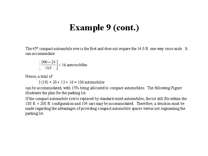 Example 9 (cont. ) The 450 compact automobile row is the first and does