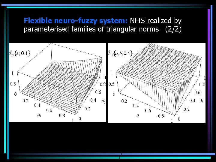 Flexible neuro-fuzzy system: NFIS realized by parameterised families of triangular norms (2/2) 