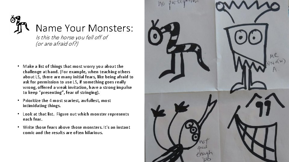 Name Your Monsters: Is this the horse you fell off of (or are afraid Name Your Monsters: Is this the horse you fell off of (or are afraid
