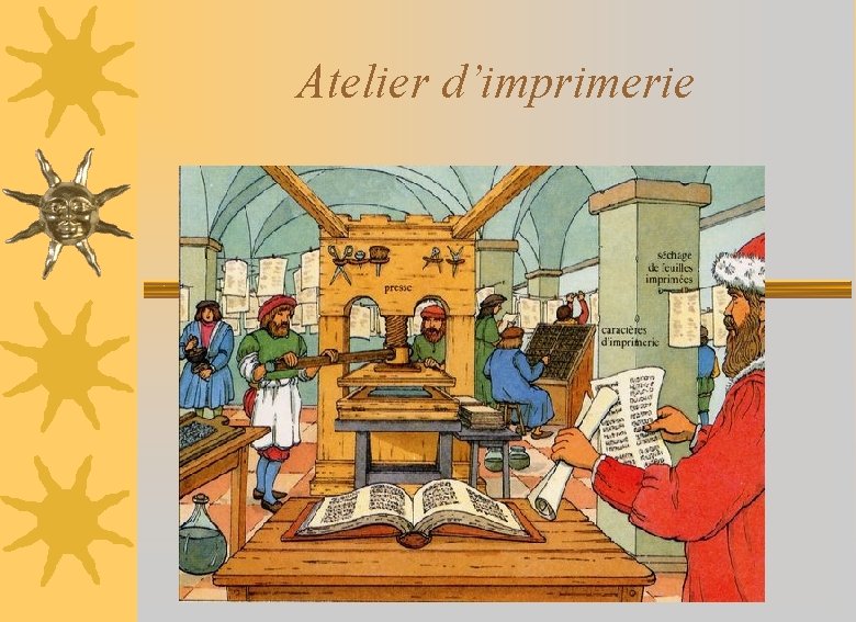 Atelier d’imprimerie 