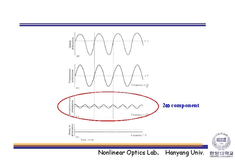 2 w component Nonlinear Optics Lab. Hanyang Univ. 