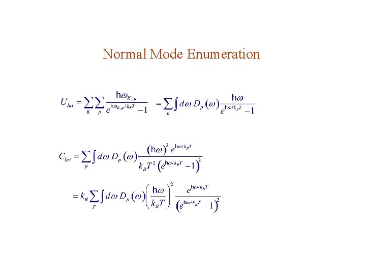 Normal Mode Enumeration 