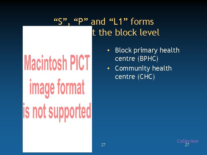 “S”, “P” and “L 1” forms converge at the block level • Block primary