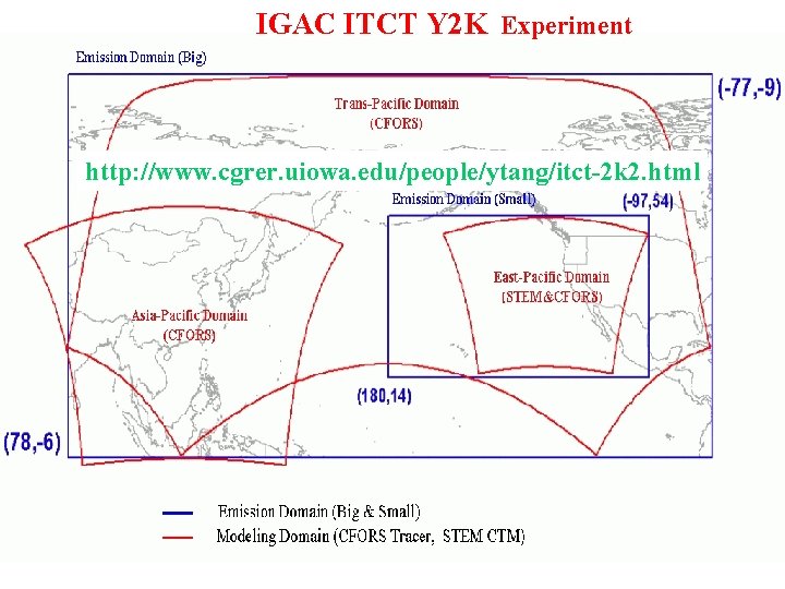 IGAC ITCT Y 2 K Experiment http: //www. cgrer. uiowa. edu/people/ytang/itct-2 k 2. html