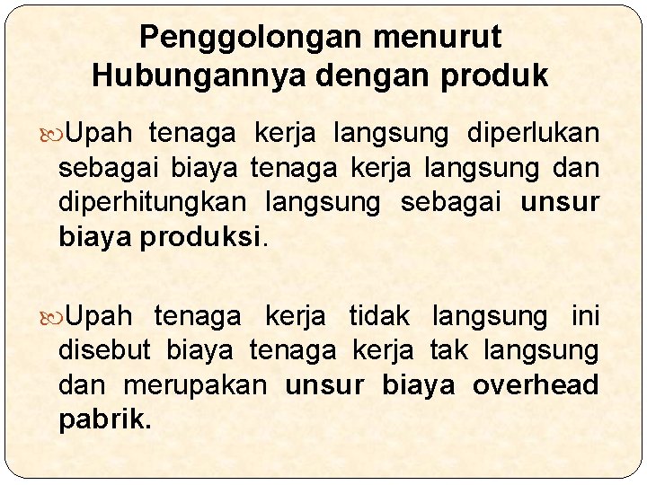 Biaya Tenaga Kerja Akuntansi Biaya Surisman Se M
