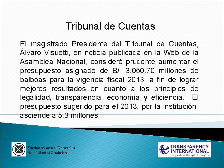 Tribunal de Cuentas El magistrado Presidente del Tribunal de Cuentas, Álvaro Visuetti, en noticia