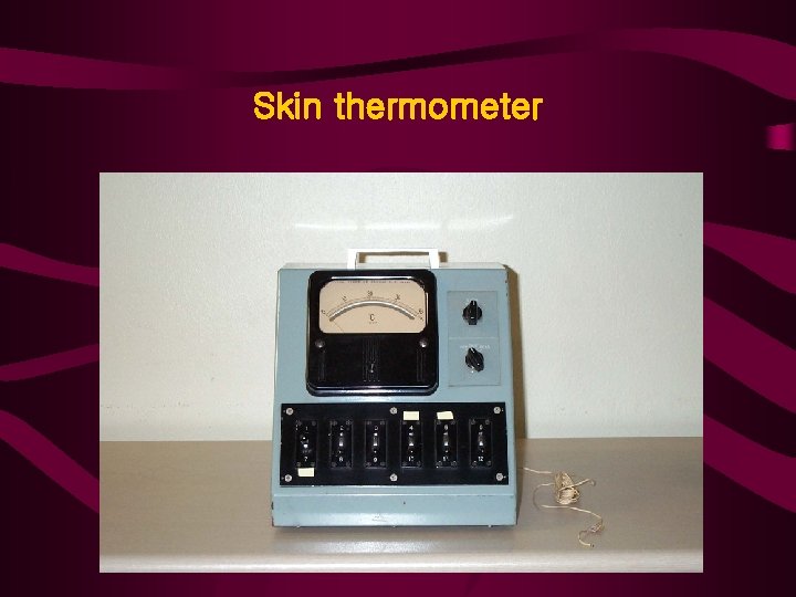 Skin thermometer 