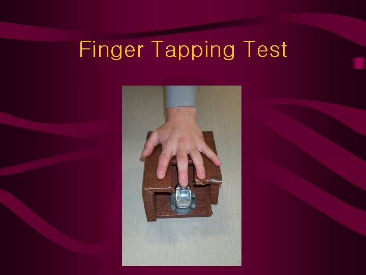 Finger Tapping Test 