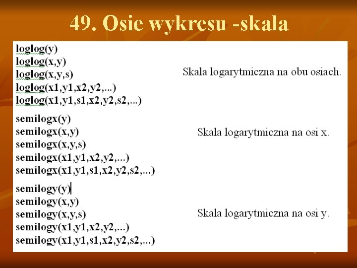49. Osie wykresu -skala 49. Osie wykresu -skala