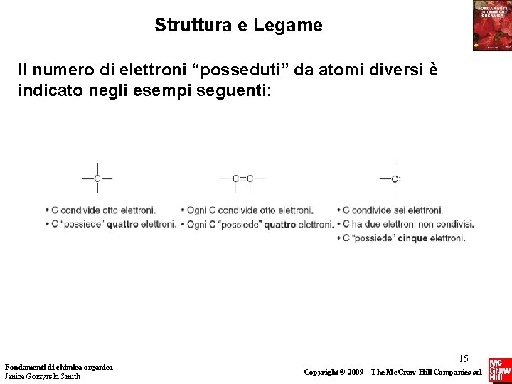 Struttura e Legame Il numero di elettroni “posseduti” da atomi diversi è indicato negli