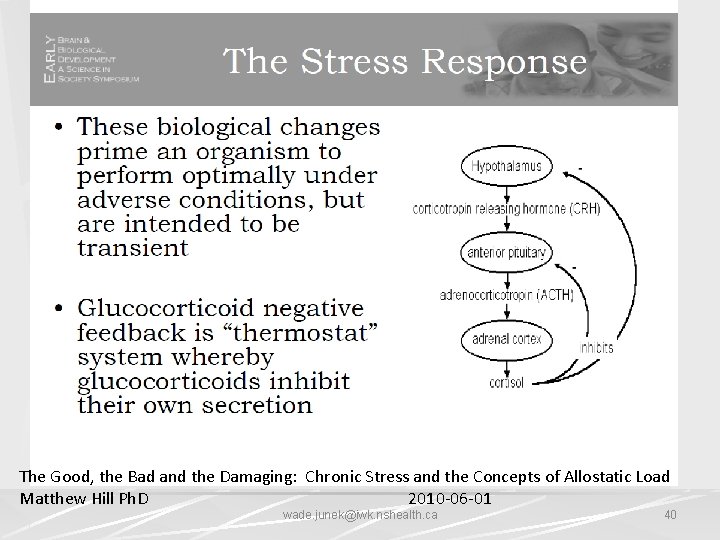 The Good, the Bad and the Damaging: Chronic Stress and the Concepts of Allostatic