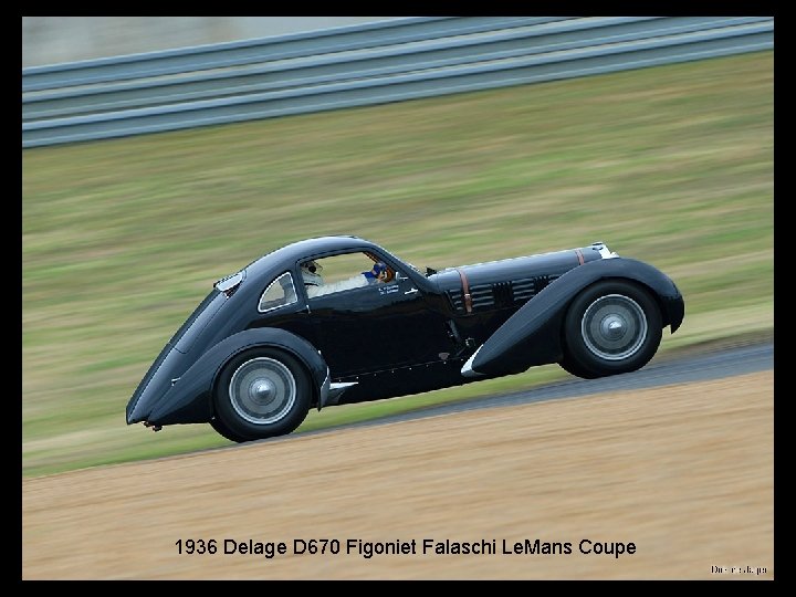 1936 Delage D 670 Figoniet Falaschi Le. Mans Coupe 