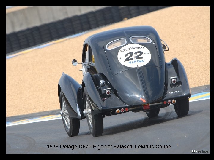1936 Delage D 670 Figoniet Falaschi Le. Mans Coupe 