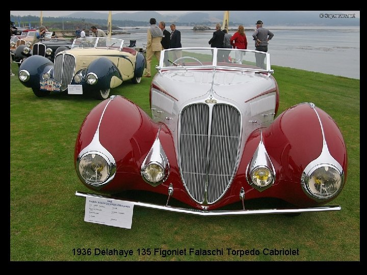1936 Delahaye 135 Figoniet Falaschi Torpedo Cabriolet 