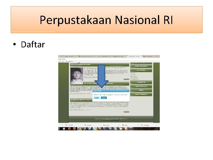 Perpustakaan Nasional RI • Daftar 