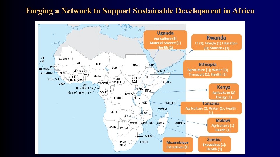 Forging a Network to Support Sustainable Development in Africa 