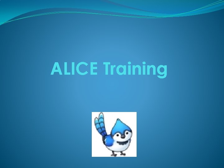 ALICE Training 