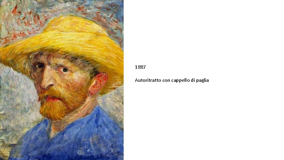 1887 Autoritratto con cappello di paglia 