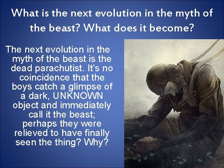 What is the next evolution in the myth of the beast? What does it