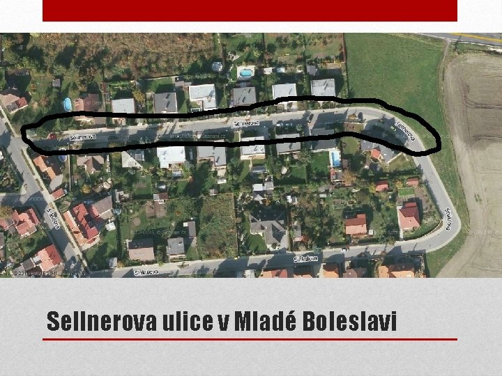 Sellnerova ulice v Mladé Boleslavi 