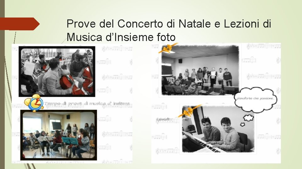 Prove del Concerto di Natale e Lezioni di Musica d’Insieme foto 